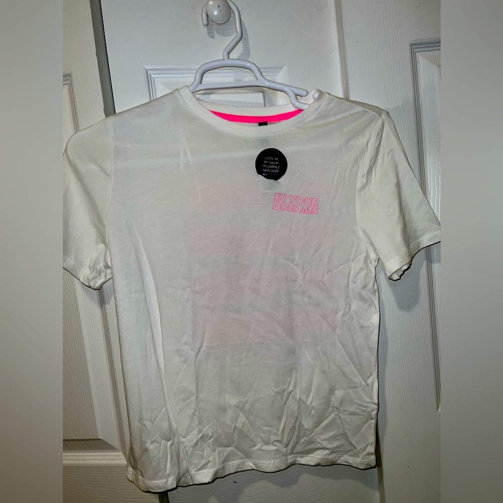 H&M Printed White T-Shirt 🩷